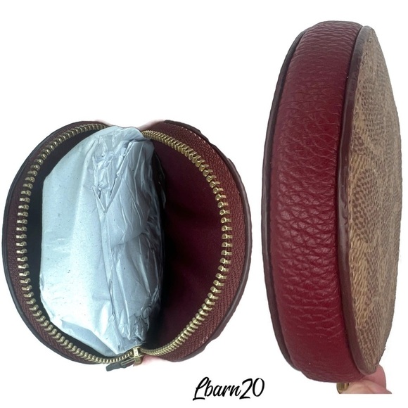 88767 Coach T-Rex Rexy Dinosaur Coin Bag in Rust Deep Red NWT Pride Rainbow - Picture 7 of 8